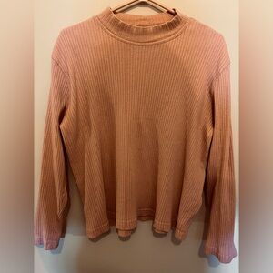 Vintage Northern Reflections pink long sleeve mock neck XL